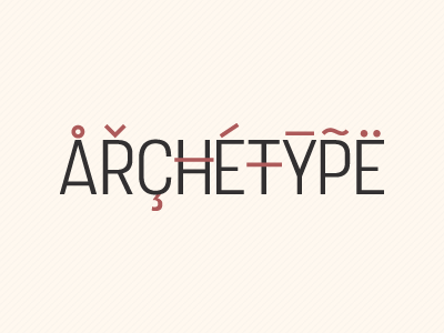 Archetype app archetype custom custom diacritics lettering logo type type design typography