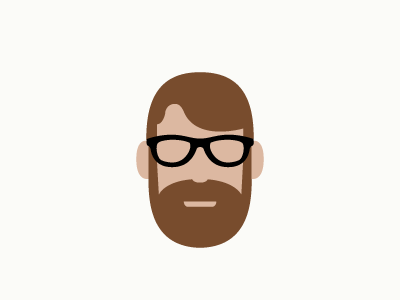 portrait beard face glasses portrait