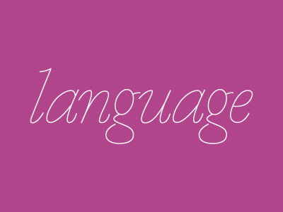 language italic language type typography