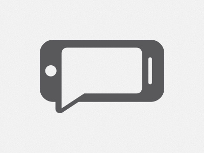 chat bubble chat icon iphone logo mark speech