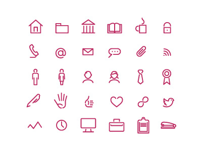 continu icons briefcase clipboard computer icons focus lab icon magenta not pink profile education stapler tweet share like book coffee rss tie reward
