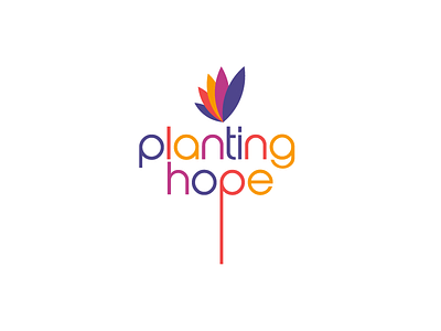 Planting Hope Company Logo branding design eco logo plant based plant based sustainable