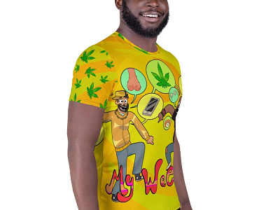 Chip E. and Squachek - "My Weed" Cover Art and Shirt