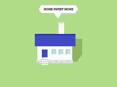 Home Sweet Home art home illustration pixel sweet