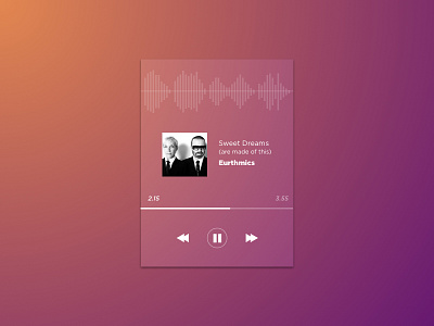 Music Player 009 009 beat daily ui music music player sound ui user interface