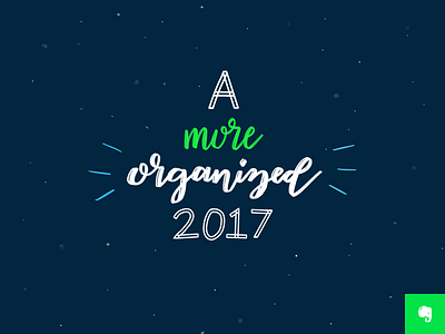 A More Organized 2017