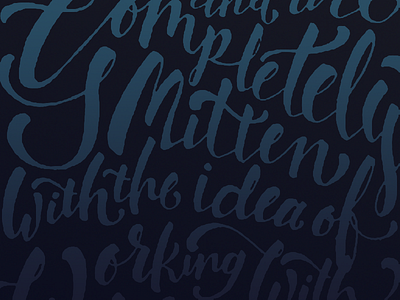 Hand Lettering calligraphy hand drawn handlettering typography