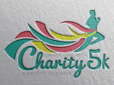 Charity Race Logo Design benefit branding charity liberty logo race run running