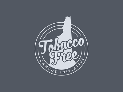 Tobacco Free New Hampshire badge education icon lettering line logo new hampshire smoking state tobacco university