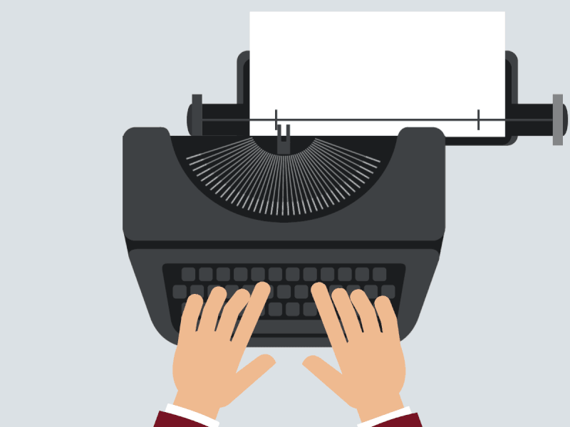 Typewriter Animation aftereffects animation gif typewriter