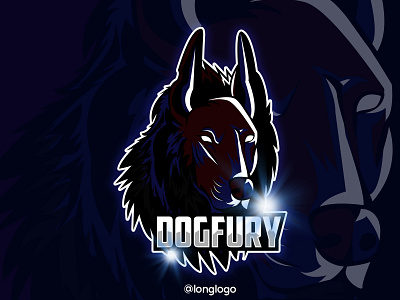 DOGFURY MASCOTLOGO graphic design logo