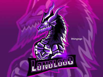 LongLogo Mascot Logo design graphic design illustration logo