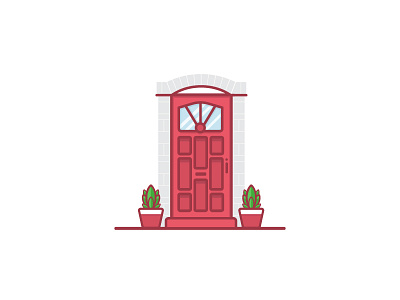 The Doors Of Dublin Series dublin icon illustration ireland outline vector