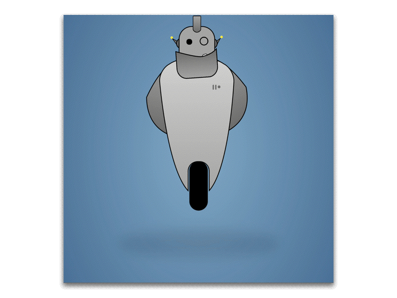 Jumping Robot animated animation character gif jumping motion principle robot sketch