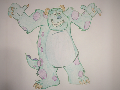 Hand Drawn Sulley