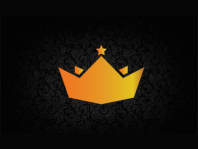 Royal Logo action sports black camp crown gold logo star