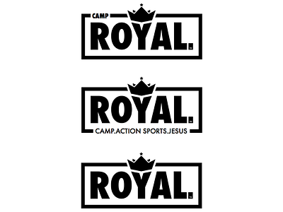 Camp Royal Logos action sports black camp crown jesus logo royal star white