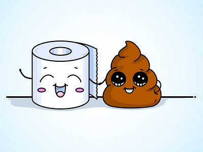 Friendship cute friends paper poop sketch wennie