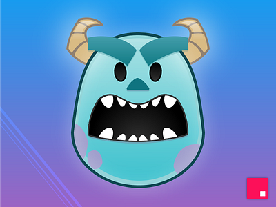 Sulley Emoji angry blitz disney emoji invision studio monsters pixar sulley