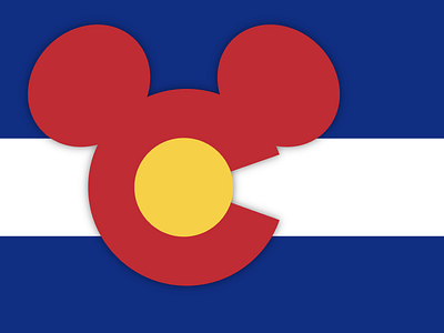 Colorado Mickey blue colorado disney flag invision studio mickey mickey mouse mouse pride proud red white