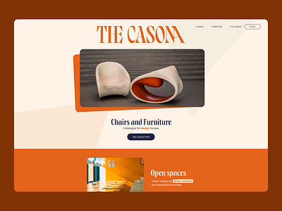 The Casona - Chairs and Furniture design ui ux
