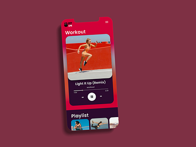 FIT LIFE app design ui ux