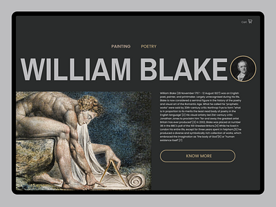 William Blake art design web