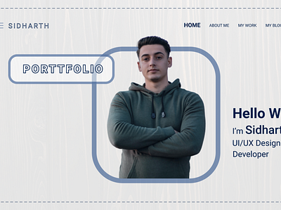 Portfolio Design app design figma graphic design landing page portfolio design ui ui design challenge