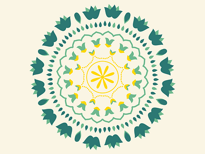 Mandala Designs still going strong! botanical botanical designs design floral floral designs graphic design icons illustrations illustrator pattern pattern designs vector
