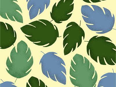 Love and Leaves design flat flower flower illustration illustrations minimal pattern pattern design