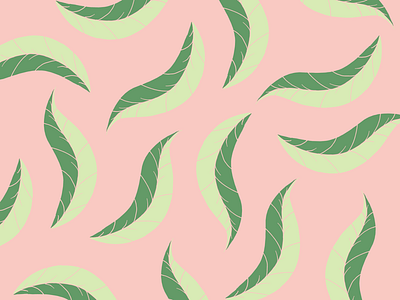 Beleaf in Something Good design flat flower illustrations leaf minimal pattern pattern designers pattern illustrations