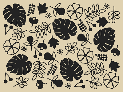Pattern Play branding flat flowers illustration design illustrations minimal pattern design patterns
