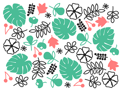 Summer prints! flat illustrations minimal pattern design patterns