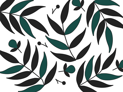 Leaf Pattern art branding flat illustrations minimal pattern pattern designs vector