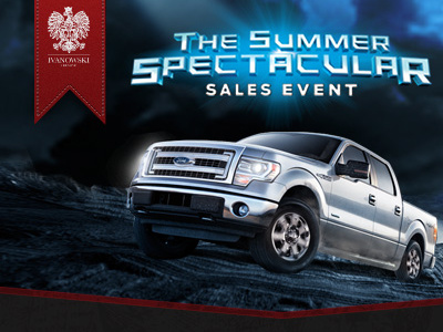 Ford Summer Spectacular Sales Event advertisement automotive rich media trucks