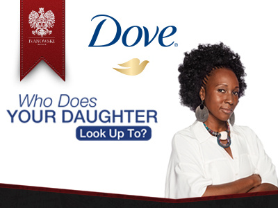 Dove - Rich Media Advertisement daughter dove fashion model polling pop reality singer soap star women