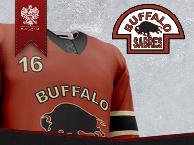 Secret Logo On 90's Buffalo Sabres Jersey