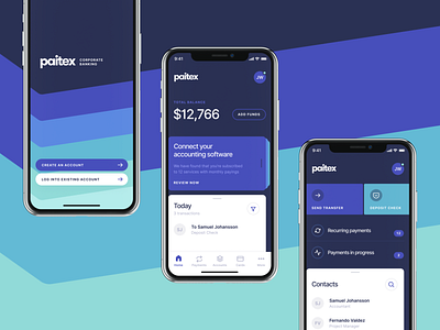 paitex banking design finance fintech interface mobile mobile app mobile design mobile ui payment transaction ui ux ux design uxui visual