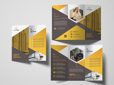 Brochure branding brochure design flyer illustration logo social media post stationary vector