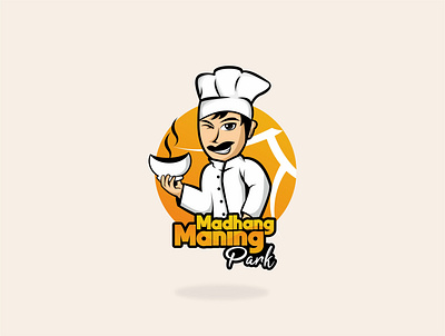 Logo Character "Madhang Maning Park" brand branded branding graphic design illustration logo logo design
