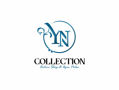YN COLLECTION LOGO branding graphic design logo logo brand logos logo design online shop logo