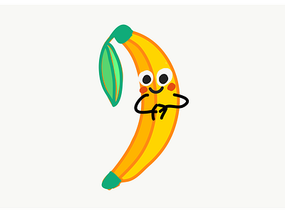 Banana! banana character design doodle illustration sketch