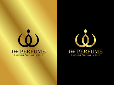 IW Perfume Logo branding design graphic design logo