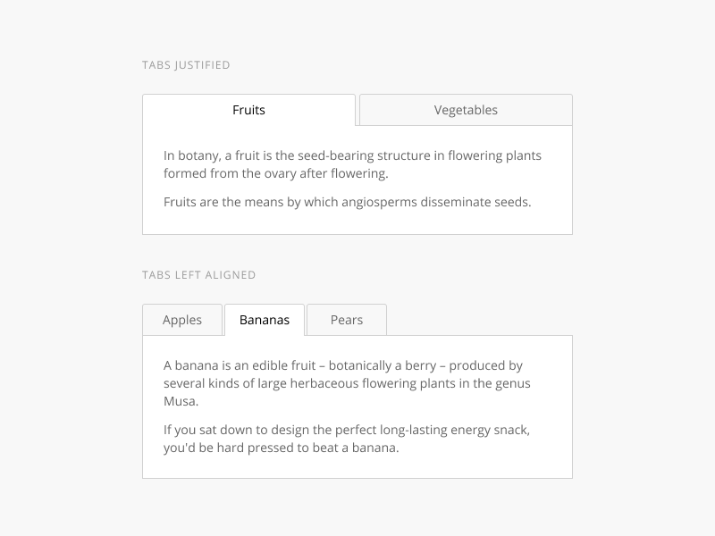 Tabbed Content by Grant Purtle on Dribbble