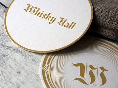 Whisky Hall Branding bar branding bar design bar logo coaster design cocktail bar hospitality branding hotel branding hotel logo restaurant branding restaurant design restaurant logo whiskey