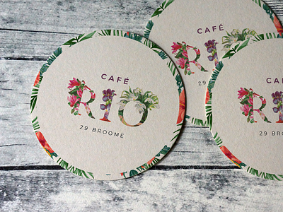 Café Rio Branding bar branding bar design bar logo coaster design cocktail bar hospitality branding hotel branding hotel logo restaurant branding restaurant design restaurant logo rio