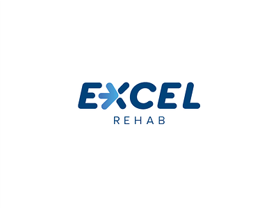 Excel Logo athletics excel excel logo icon logo logo design physical therapist physical therapy physical therapy icon physical therapy logo rehab rehab logo