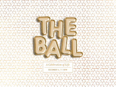 Winter Ball Event Branding