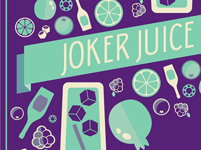 Drink Menu: Joker Juice banner holiday juice mixed drink alcohol party pomegranite rum