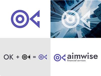 Aimwise | Financial Logo financial logo color palette logoconcept